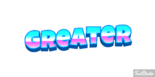 Greater Efekt tekstowy