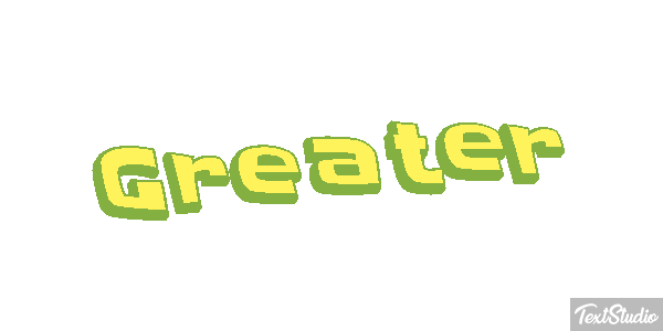Greater Efekt tekstowy