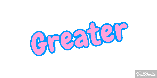 Greater Efekt tekstowy