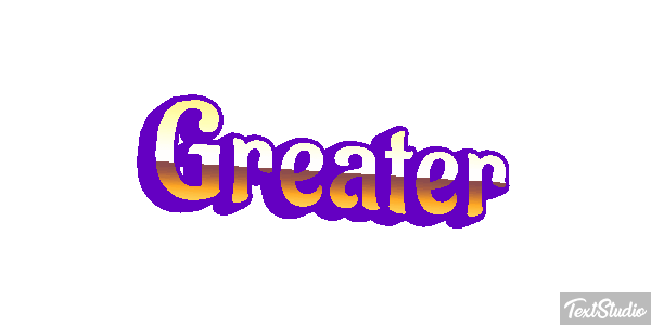 Greater Efekt tekstowy