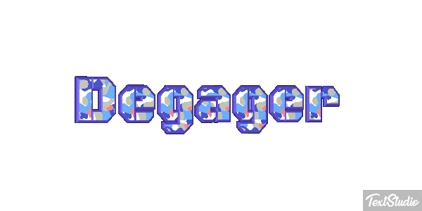 Dégager Text effect