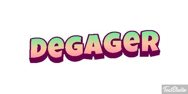 Dégager Text effect