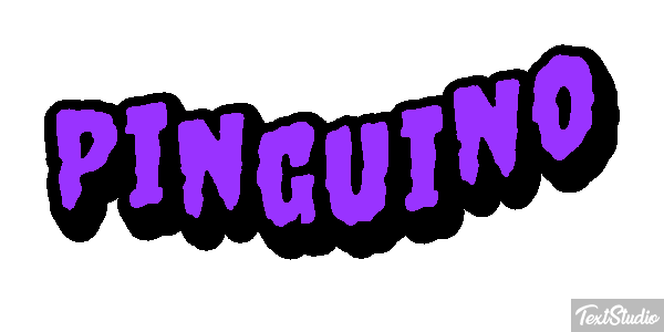 Pingüino Текстовый эффект