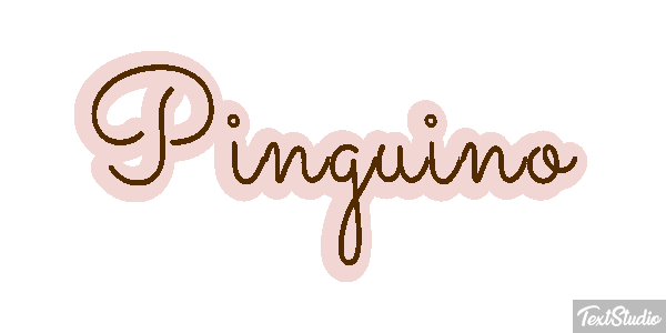 Pingüino Текстовый эффект