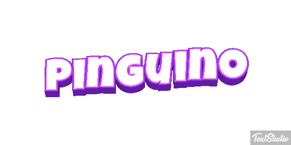 Pingüino Текстовый эффект
