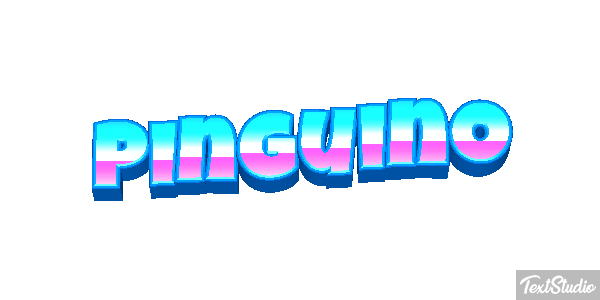 Pingüino Текстовый эффект