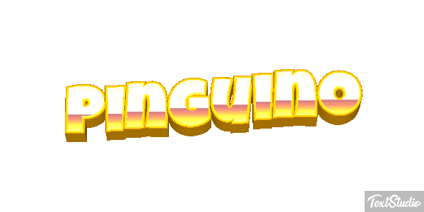 Pingüino Текстовый эффект