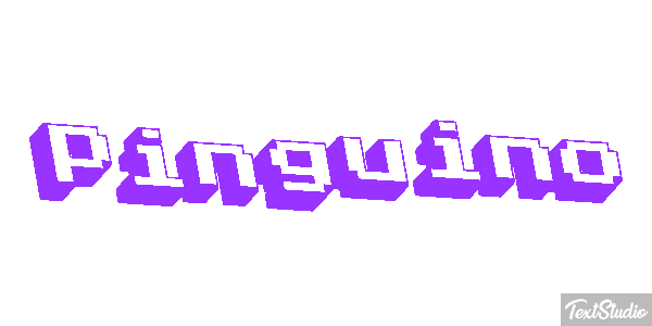 Pingüino Текстовый эффект