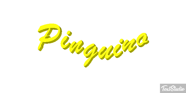 Pingüino Текстовый эффект
