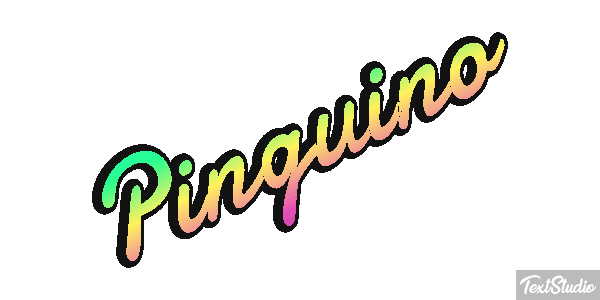 Pingüino Текстовый эффект