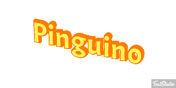 Pingüino Текстовый эффект