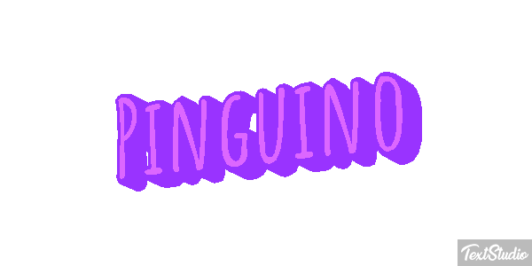 Pingüino Текстовый эффект