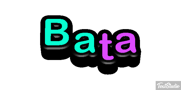 Bata テキスト効果