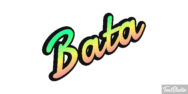 Bata テキスト効果
