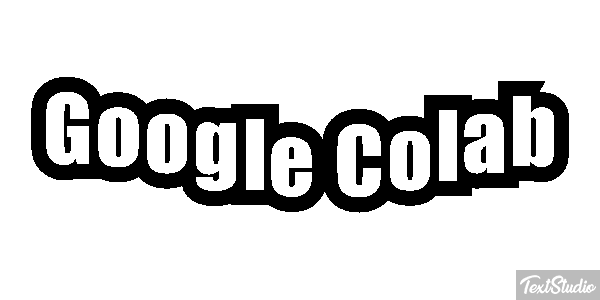 Google Colab Text effect
