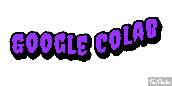 Google Colab Text effect