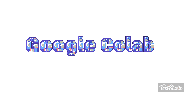 Google Colab Text effect