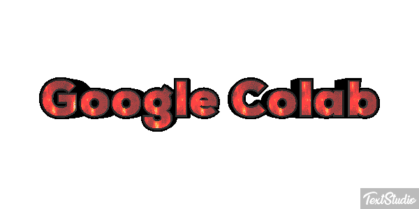 Google Colab Text effect