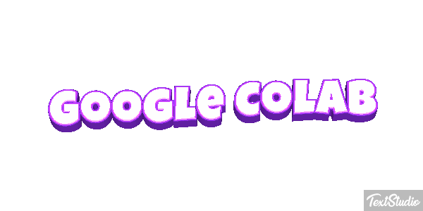 Google Colab Text effect