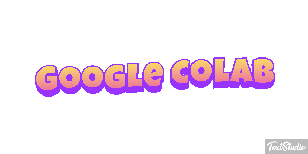Google Colab Text effect