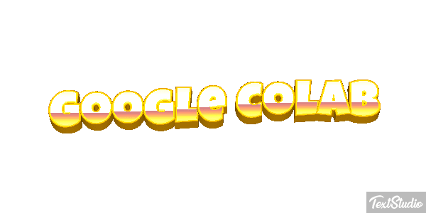 Google Colab Text effect