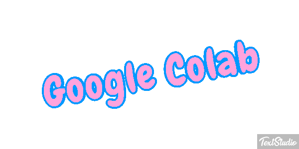 Google Colab Text effect