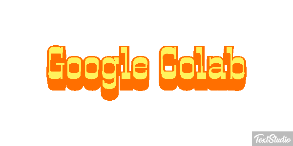 Google Colab Text effect