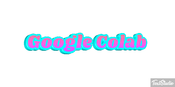 Google Colab Text effect