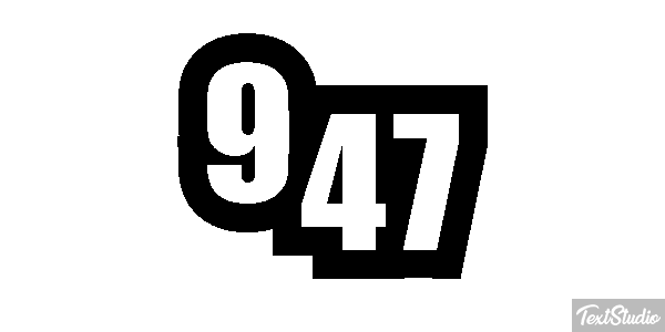 947 Text effect