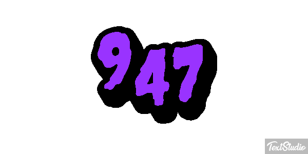 947 Text effect