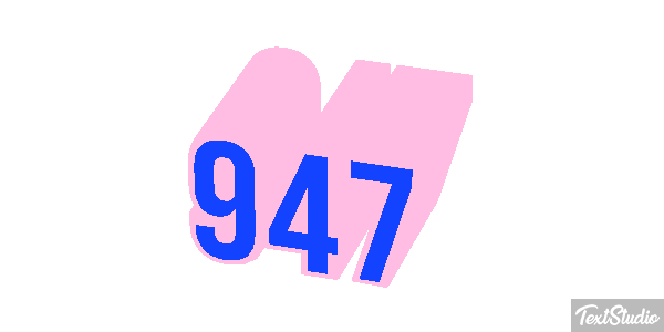 947 Text effect