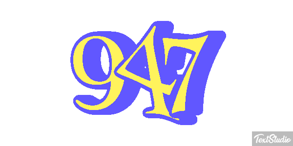 947 Text effect