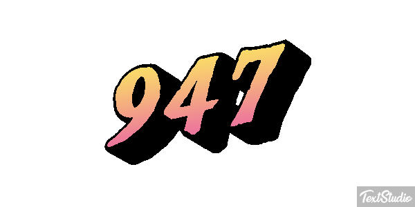 947 Text effect