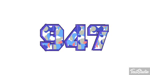 947 Text effect
