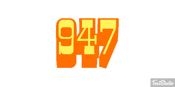 947 Text effect
