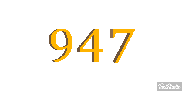 947 Text effect