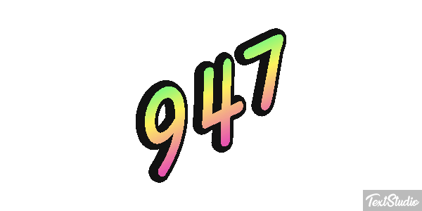 947 Text effect