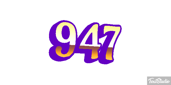 947 Text effect