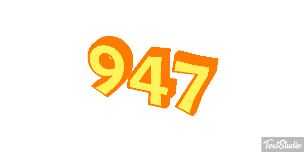 947 Text effect