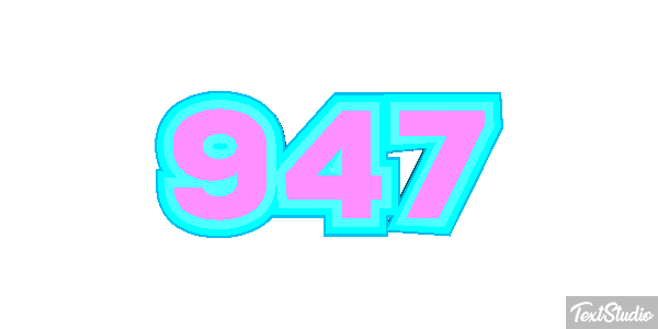 947 Text effect