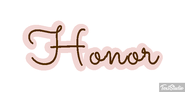 Honor Text effect