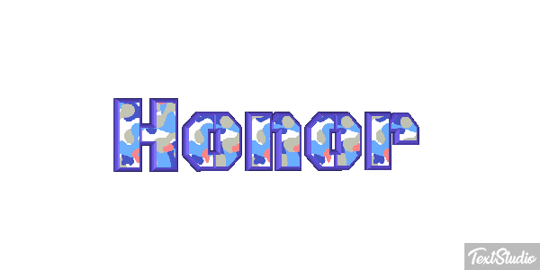 Honor Text effect