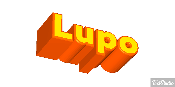 Lupo Efecto de texto