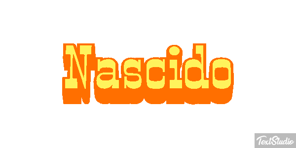 Nascido Text effect
