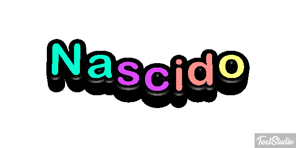 Nascido Text effect