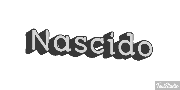 Nascido Text effect