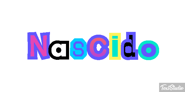 Nascido Text effect