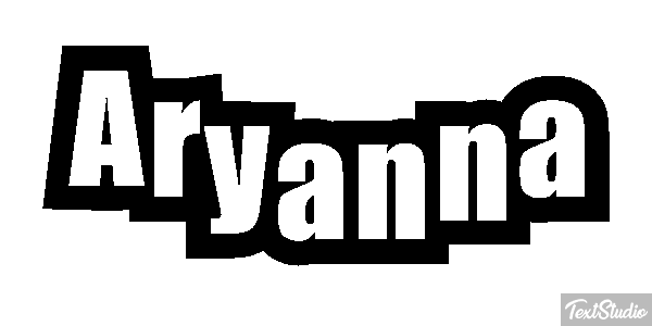Aryanna Text effect