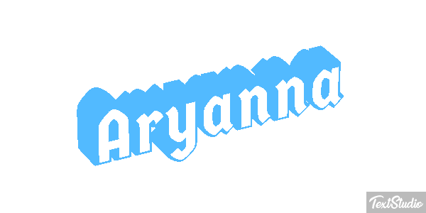 Aryanna Text effect