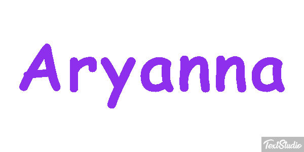 Aryanna Text effect